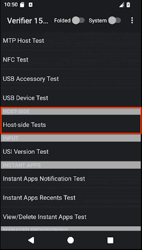 Host-side multidevice tests in CTS Verifier app